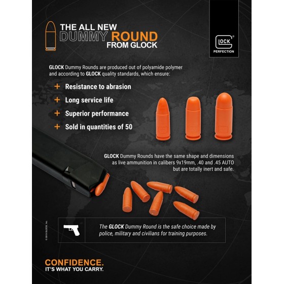 Glock Dummy rounds 50 Stück